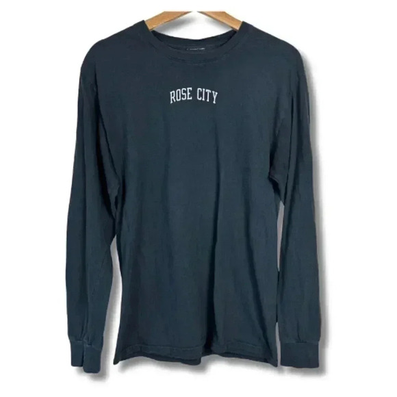 Portland Gear Pullover Crewneck Rose City Top Black Small - Picture 1 of 5